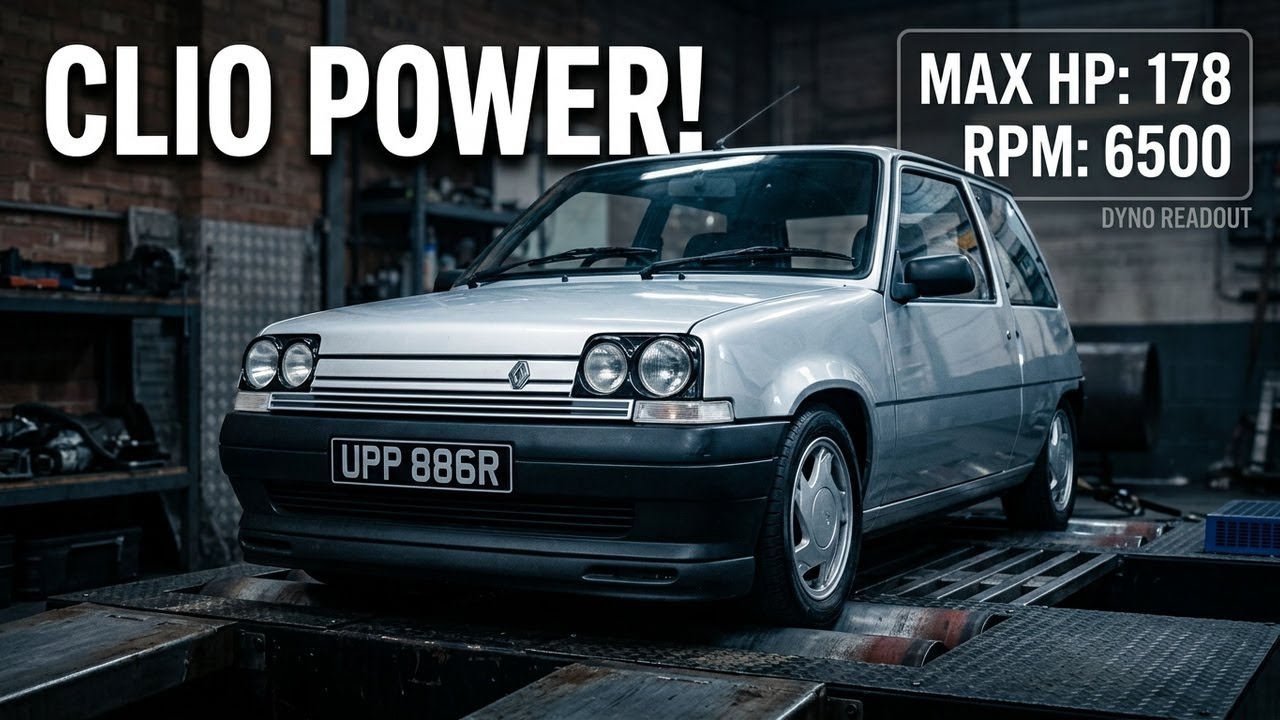 Renault 5 Campus Clio engine conversion On the Dyno