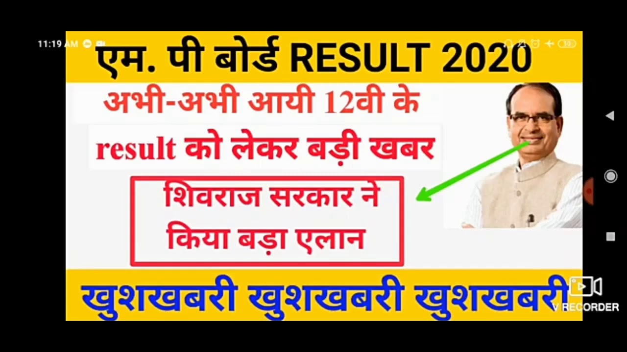 Mp board result 2020