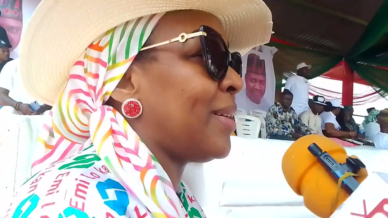 Hon Binta Mayana Apc Stakeholder attend AMAC Chairman Christopher Zaka defection Ceremony in Abuja#