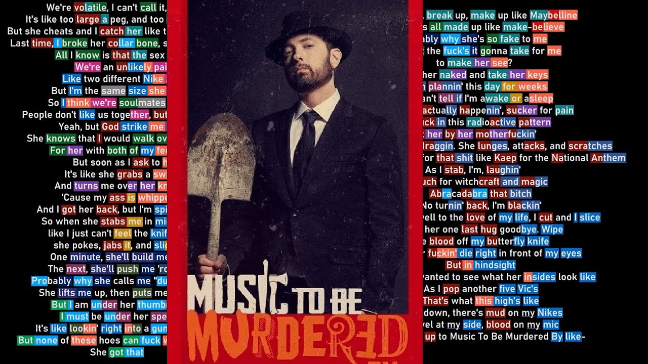 Eminem - Black Magic (Rhyme Scheme)