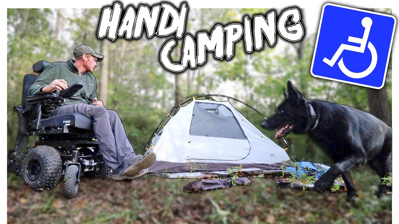 Off-Road Wheelchair Camping With My Dog!