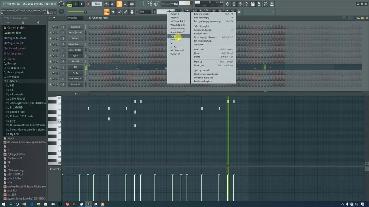 How To Remake Ruger Bounce Type Beat  Fl Studio 2022 Tutorial