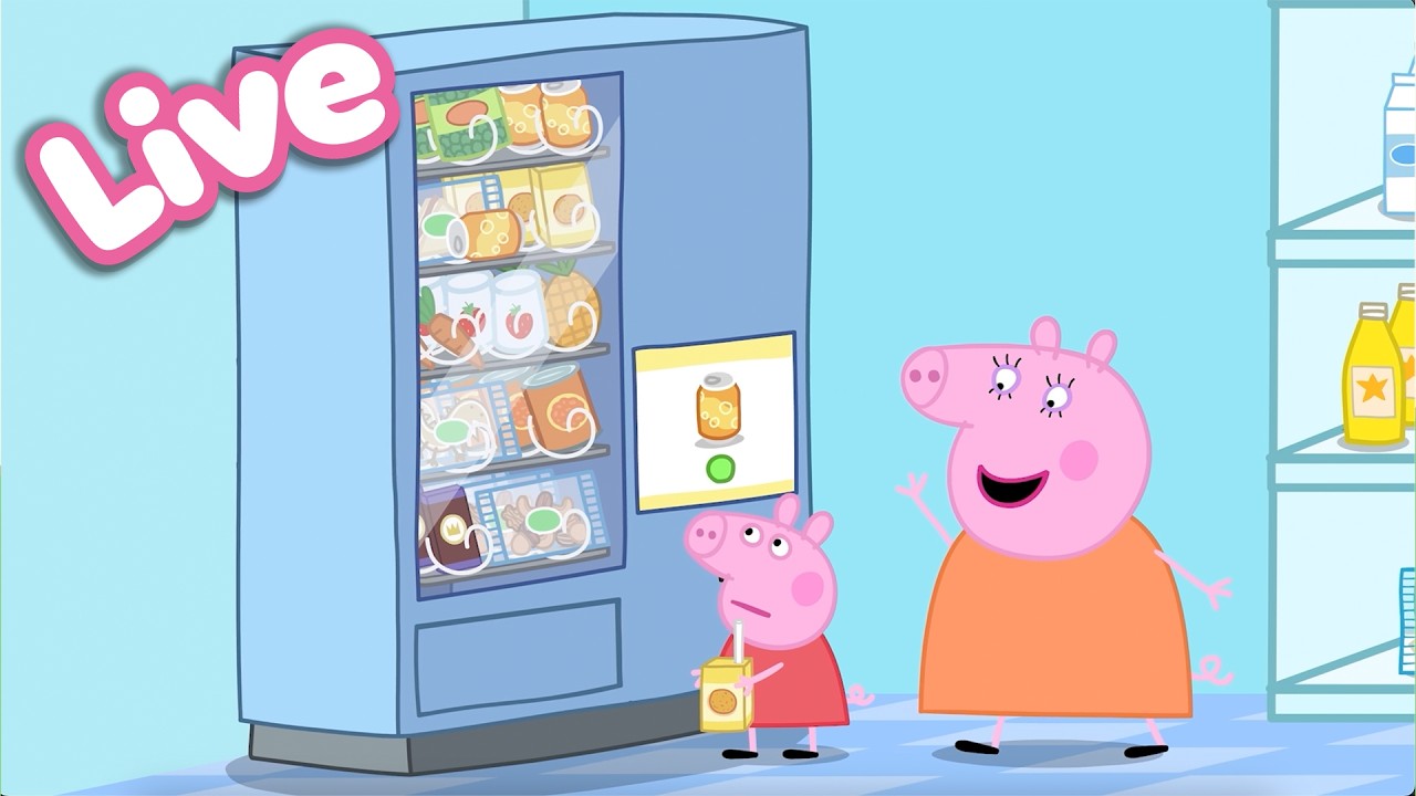 🍎 Peppa Pig Best Bites LIVE! 🐷 Peppa&rsquo;s Food & Cooking Moments |  Tales Full Episodes 24/7