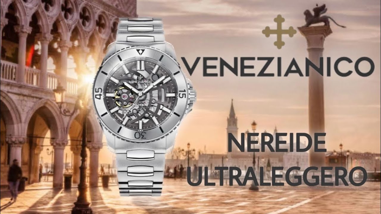 RELOJ VENEZIANICO NEREIDE ULTRALEGGERO 42 - 3921503C. Mi piace la bella Italia 🇮🇹. ¡VAYA RELOJ!.😍