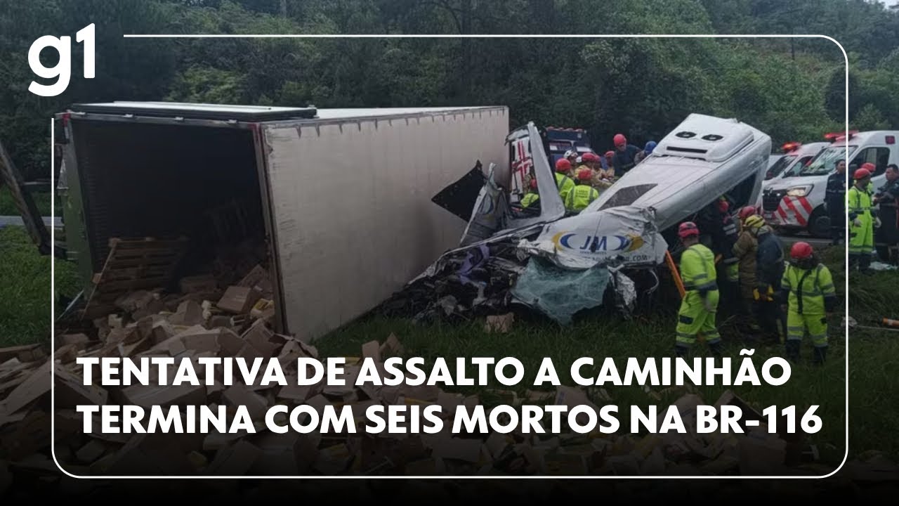 Jornal Hoje: Roubo de caminhão termina em tragédia no Paraná
