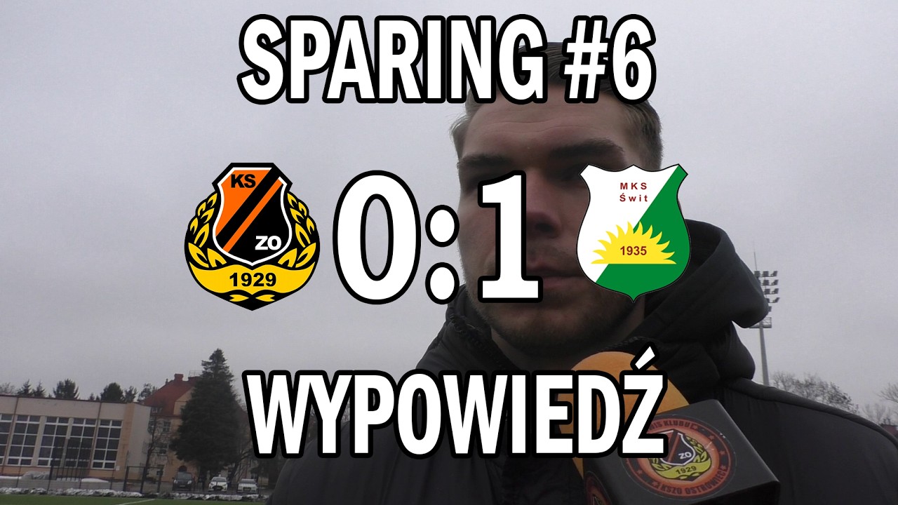 Sparing KSZO - Świt Nowy Dwór Mazowiecki (wypowiedź trenera) 14.02.2026
