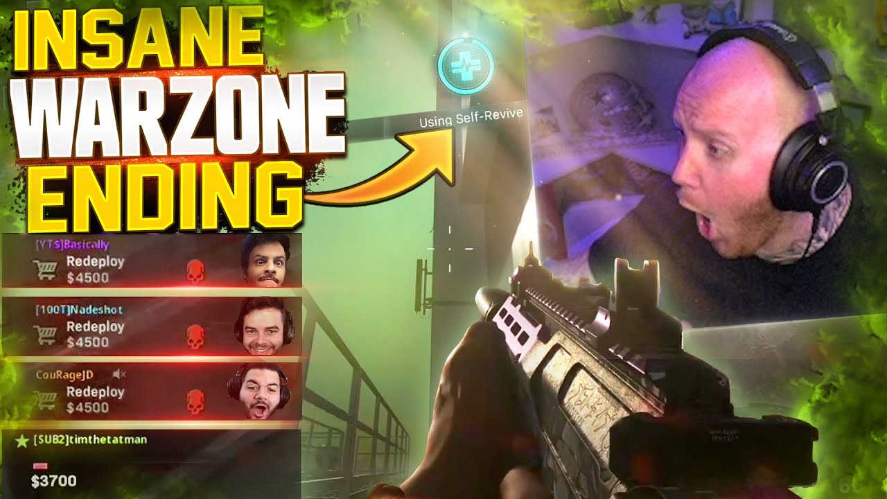 THE MOST INSANE WARZONE ENDING EVER Ft. CourageJD, Nadeshot & BasciallyIDoWrk