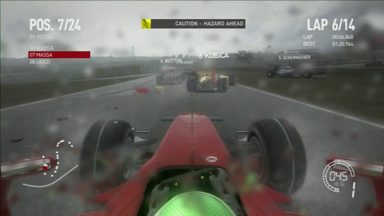 F1 2010-FELIPE MASSA/FERRARI/BRAZIL GP/GAMEPLAY PS3