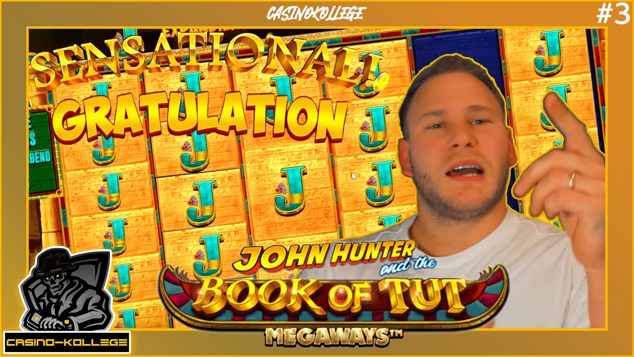 BOOK OF TUT MEGAWAYS SUPER BIG WIN 🤑👑🤠 CASINOKOLLEGE ON FIRE 🎰🔥