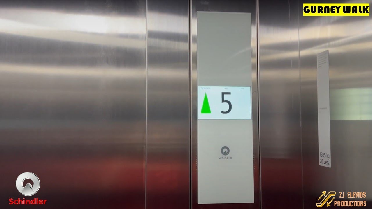 A Brand New Schindler 5500 Elevator at Gurney Walk, Georgetown, Penang, Malaysia.