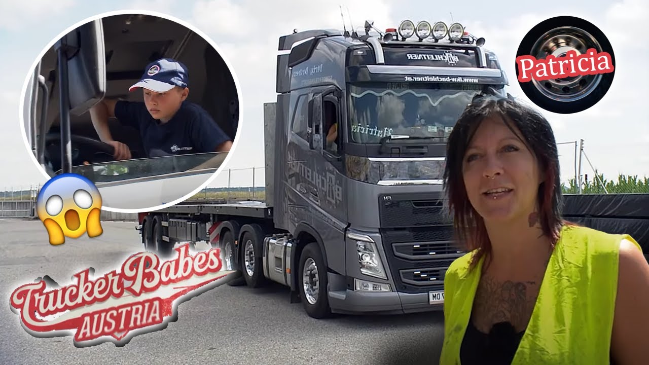 11-jähriger Lkw-Fahrer in Patricias Firma 😨 | Trucker Babes Austria | ATV
