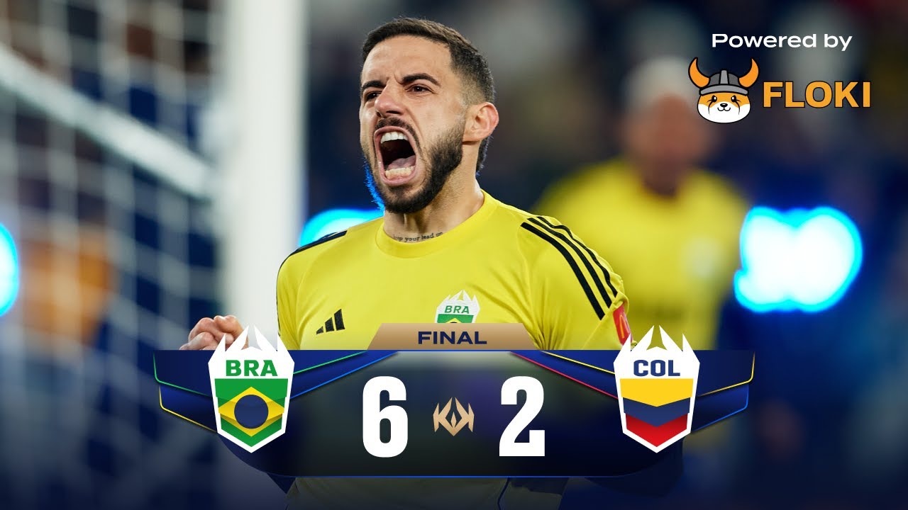 Brasil VS Colômbia | Jogo Completo Final (6-2)