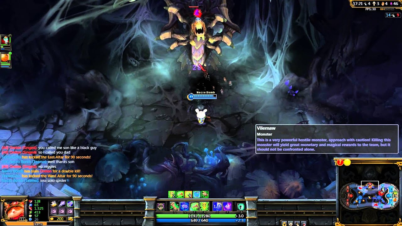 League of Legends: Can Teemo solo Spider in Twisted Treeline?