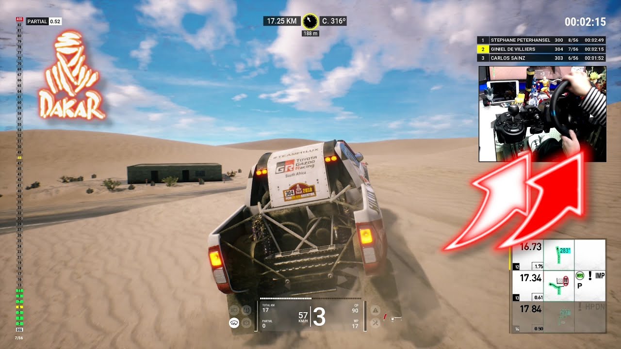 TOYOTA Hilux / Logitech G29 Dakar 18