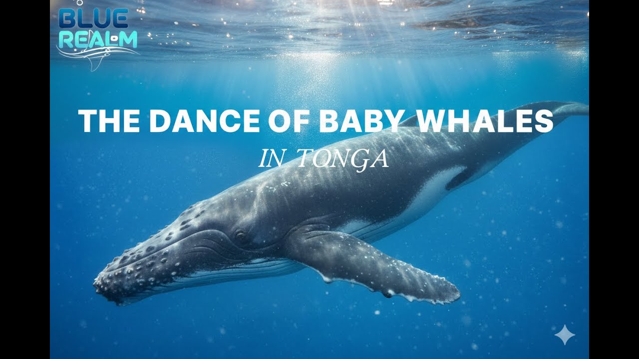 The dance of baby Humpback Whales in Tonga