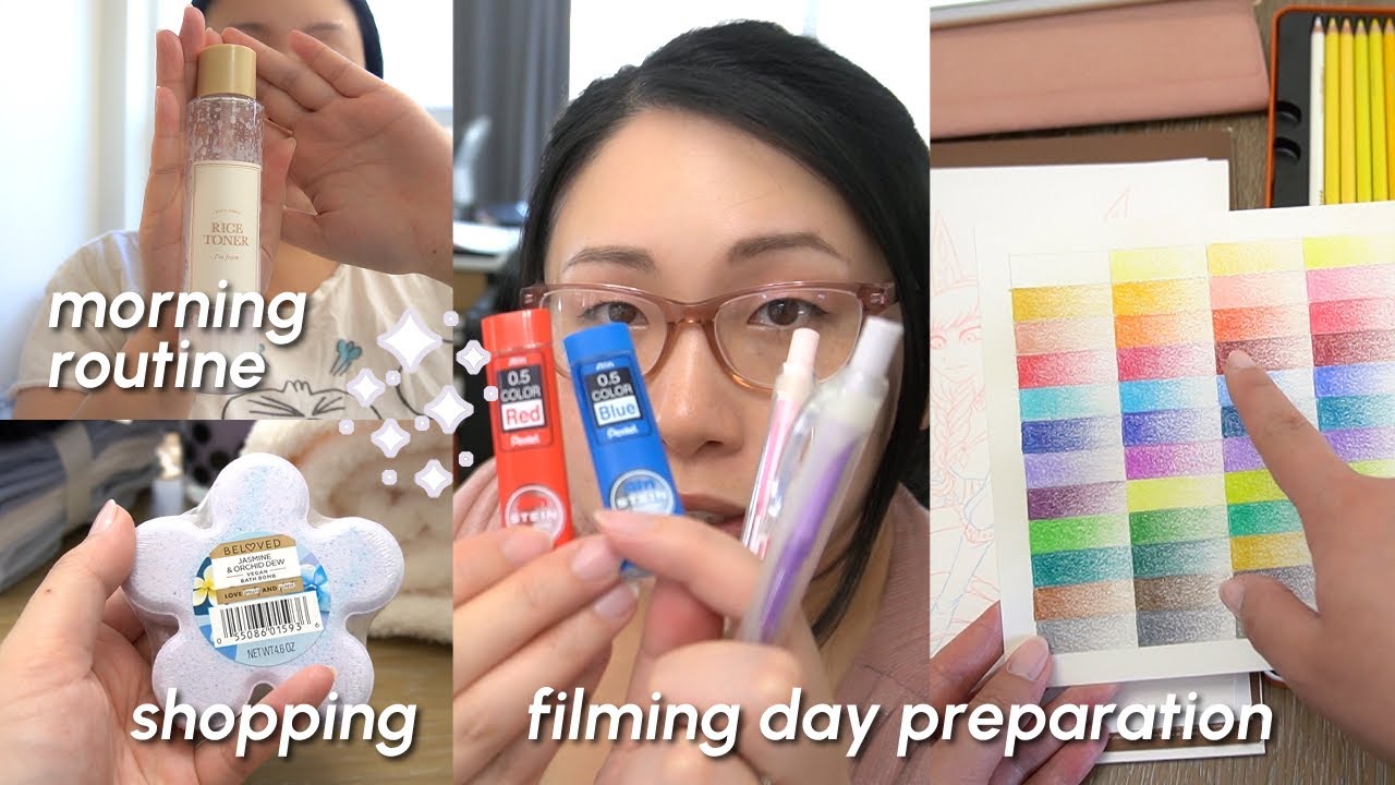my daily morning routine, productive video prep & filming day 🎬 baby shower shopping 🍼 vlog (2)