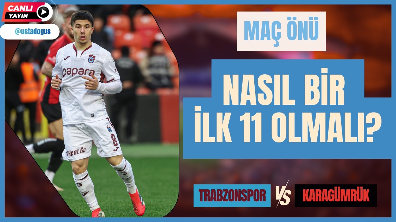 KARAGÜMRÜK - TRABZONSPOR | GÜÇLÜ OYUN, 3 PUAN VE HEDEFLER | BOUCHOUARI