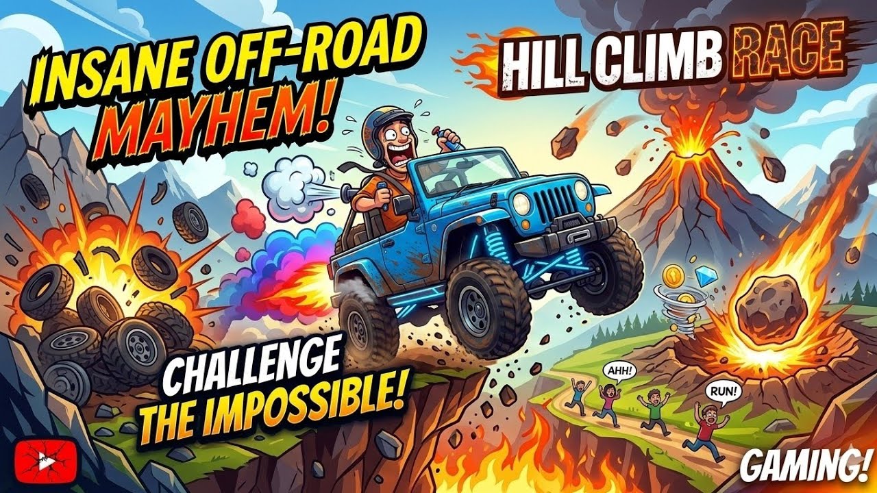 Hill Climb Racing Live 🔴 | Impossible Hill Challenge | Shrinivas Gamer