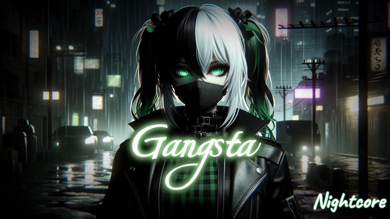 Nightcore ✰ Gangsta - Rock Cover by Rain Paris (Lyrics)✰