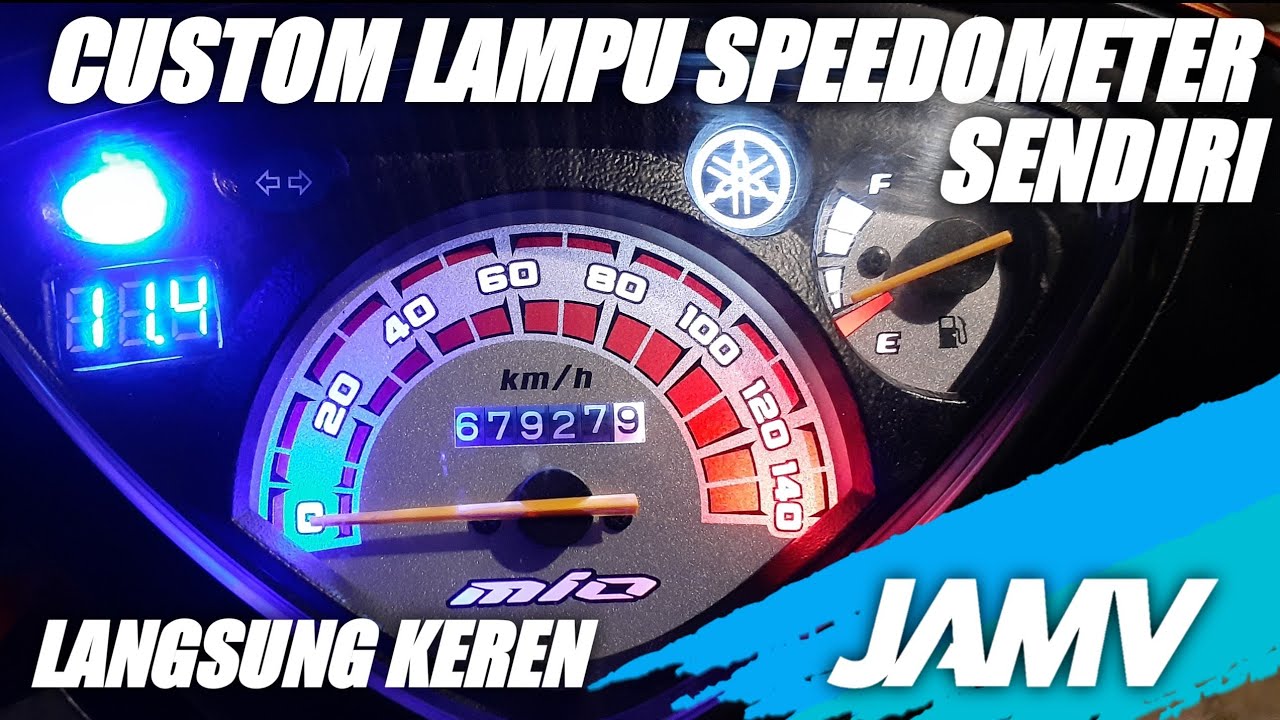 Custom Speedometer Yamaha Mio | Gampang