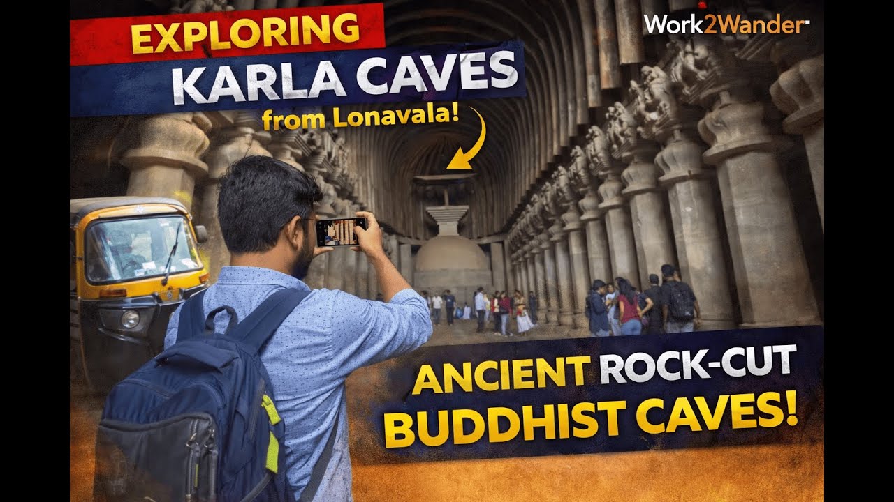 This Place in Lonavala Is Older Than History Books | Karla Caves | Lonavala Travel Vlog