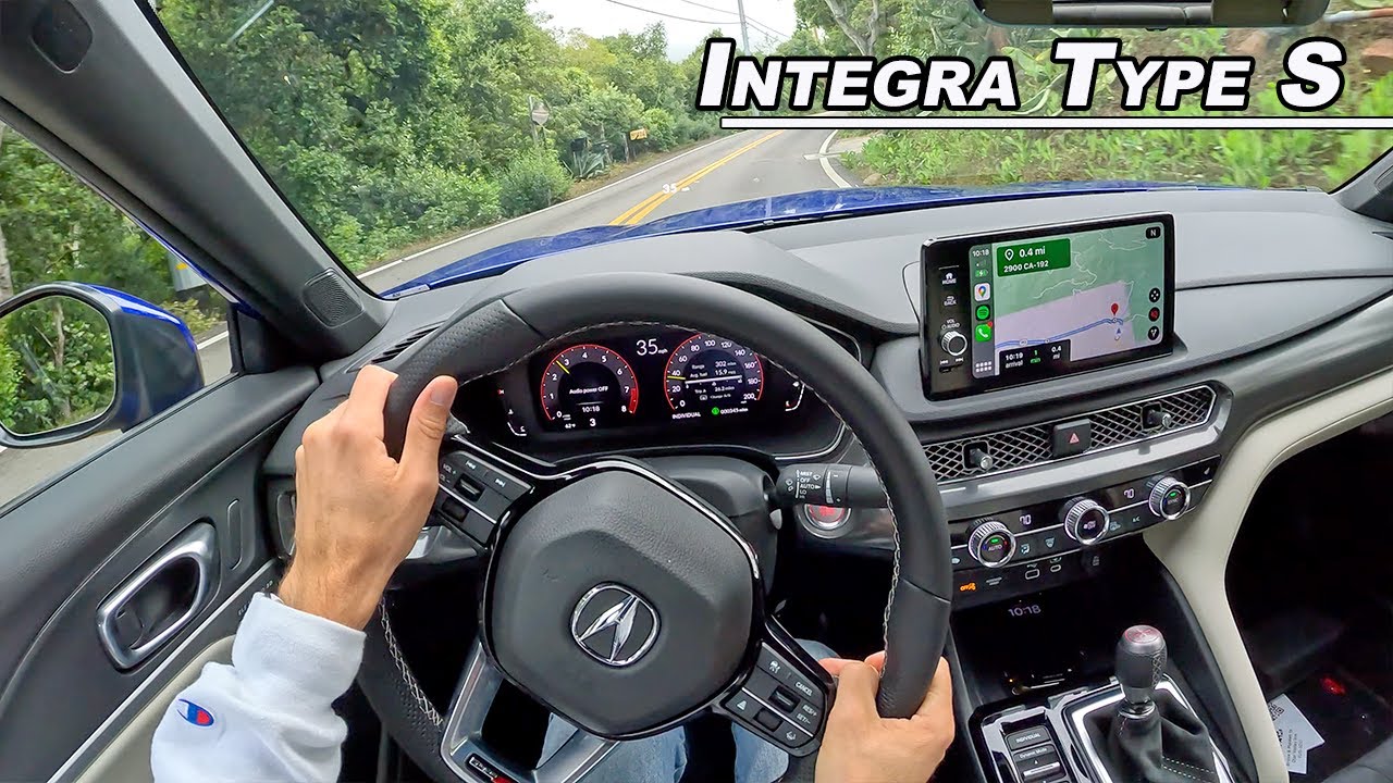 За рулём Acura Integra Type S 2024 года &mdash; лучше, чем Civic Type R? (Фото с бинаурального аудио)
