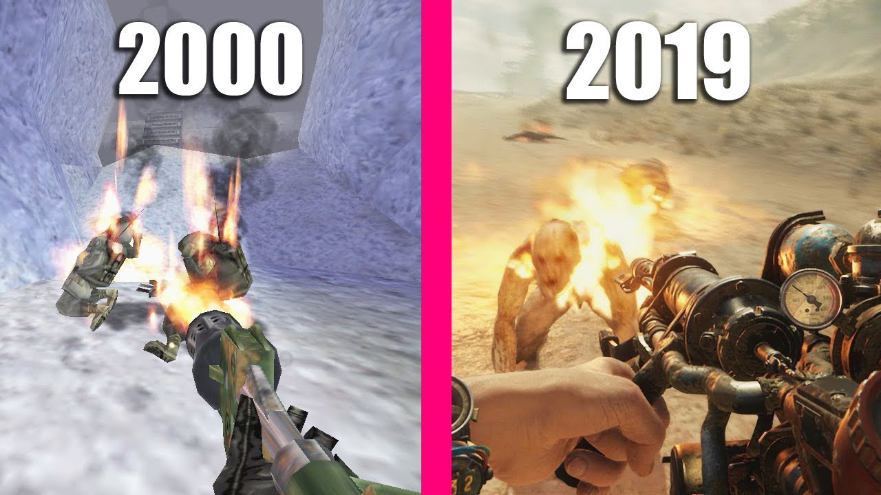 Flamethrower Graphics Evolution in 19 Years of Gaming