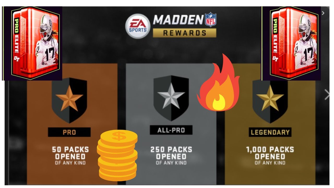 MUT Rewards Legendary packs! 40 bucks in packs, FREE!!!!!