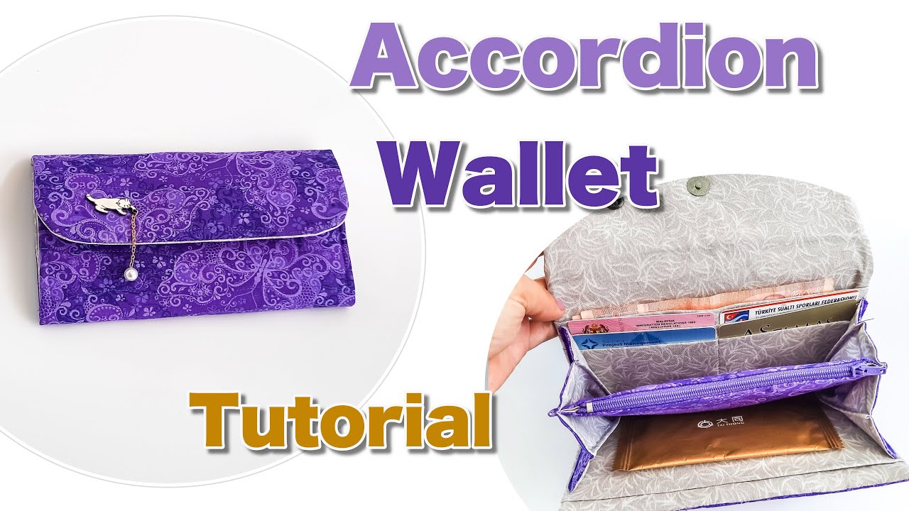 How to make An Accordion Wallet/ DIY Wallet