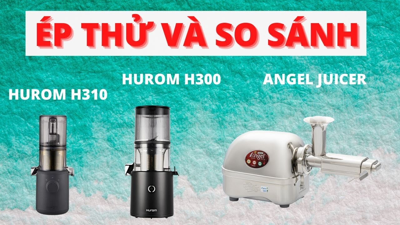 REVIEW HUROM H310 - HUROMH300 - ANGELJUICER  5500 - Carrot