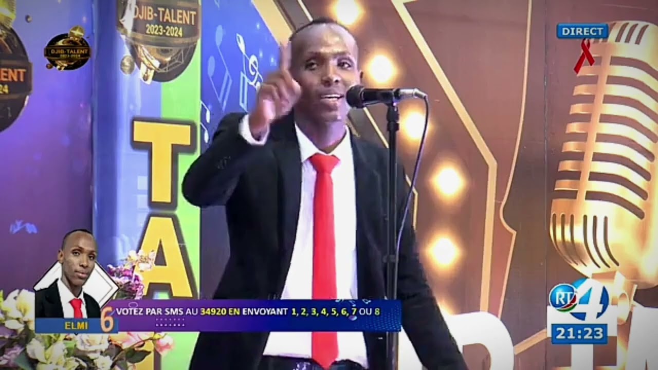 Djibouti Talent : ELMI HOUSSEIN DAHER, jeune chanteur de l'année 2023 et son belle performance 👏👏😱