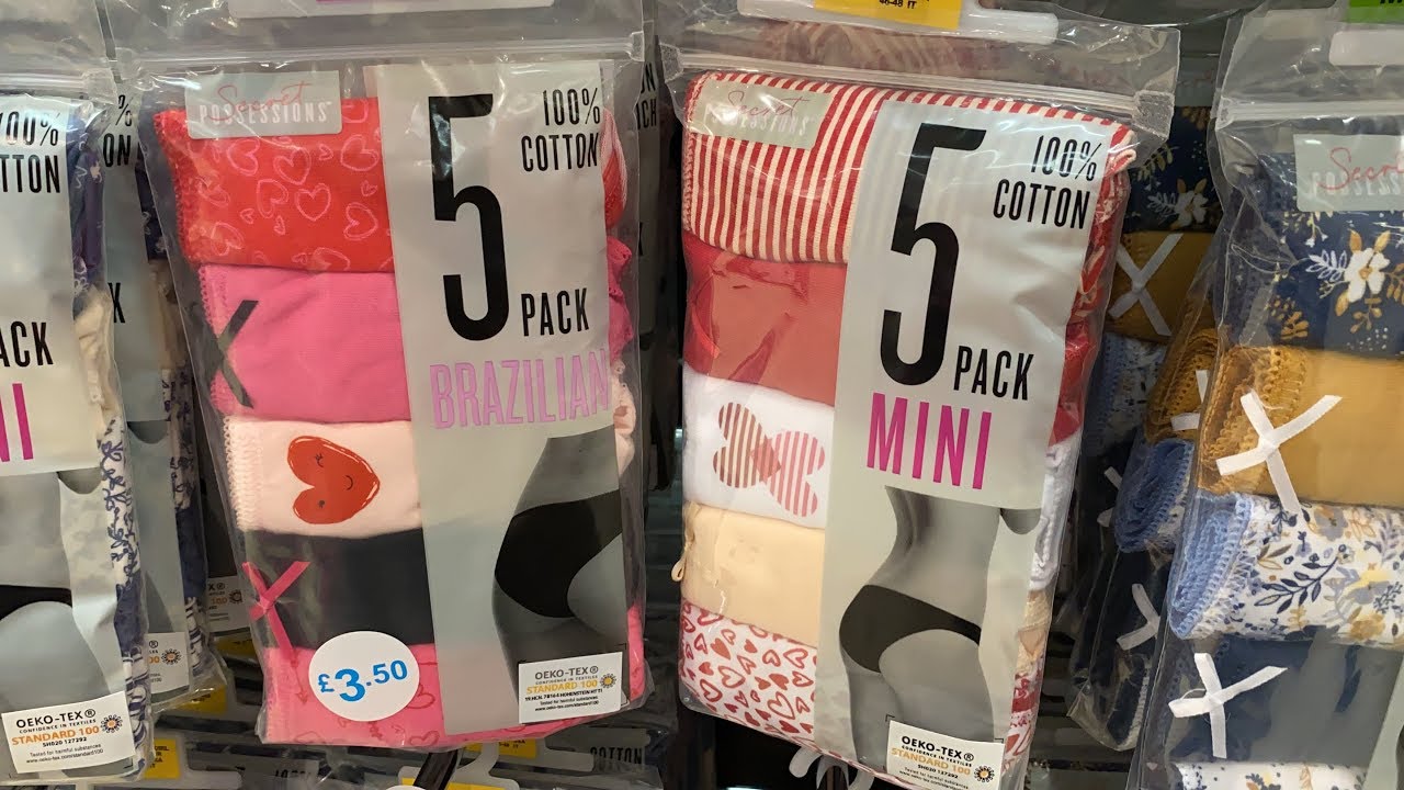 PRIMARK WOMEN'S UNDERWEAR - FEBRUARY,2020