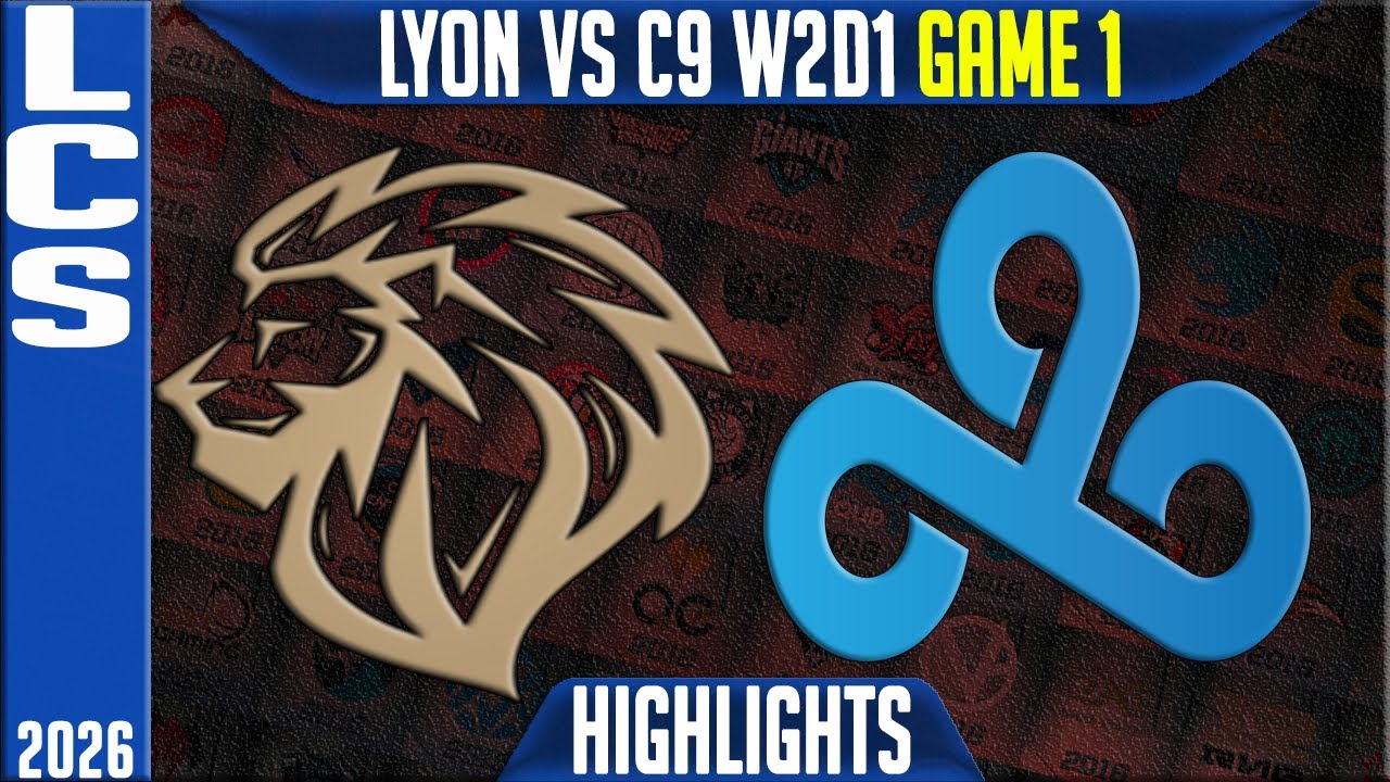 LYON vs C9 Highlights Game 1 | LCS W2D1 2026 Swiss | Lyon vs Cloud9 G1