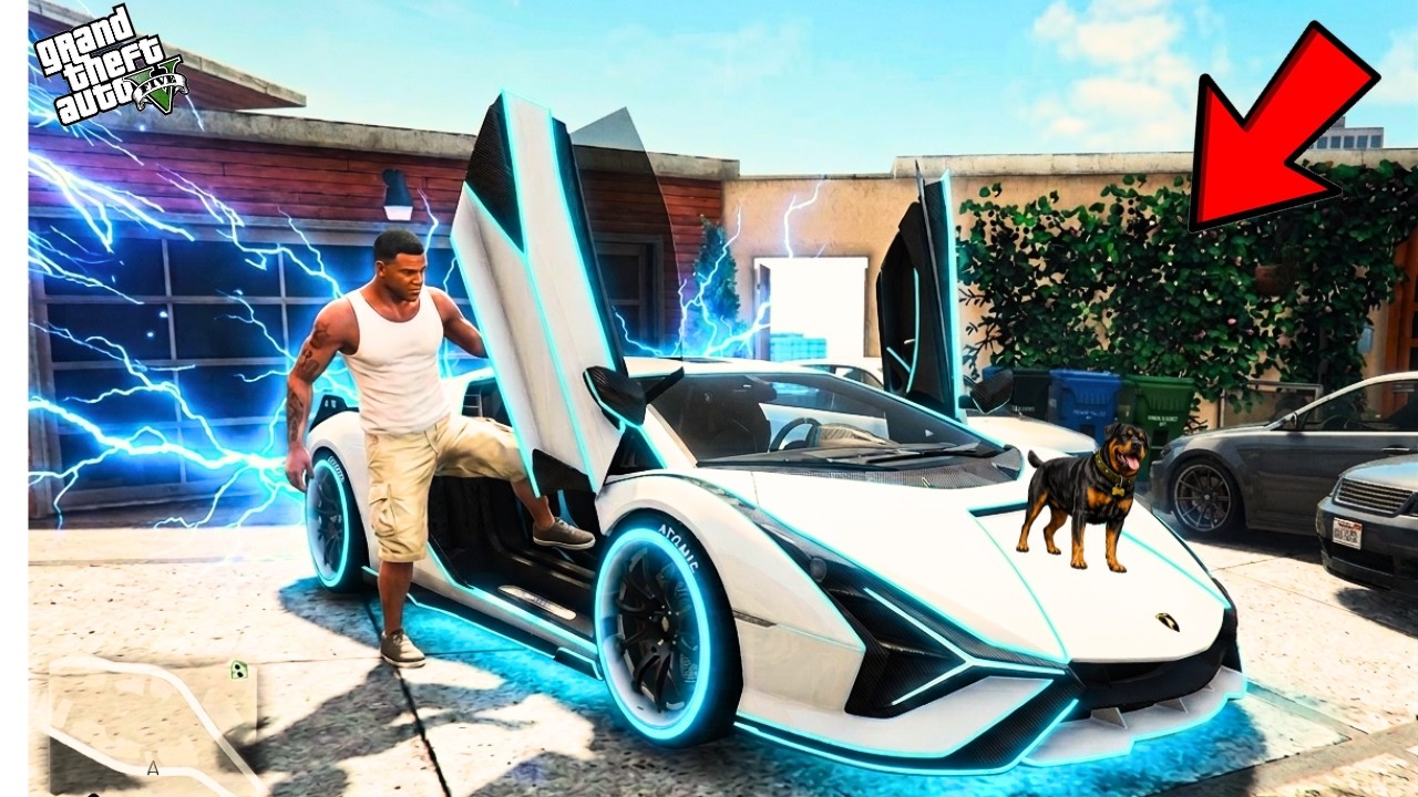 Franklin’s Magical Painting Creates The Ultimate Super Car! 😱🔥 | GTA 5
