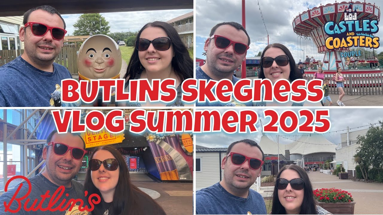BUTLINS SKEGNESS SUMMER 2025 VLOG | Cheap weekend break | Food court dining 🍕 | Shows | Funfair 🎢 |