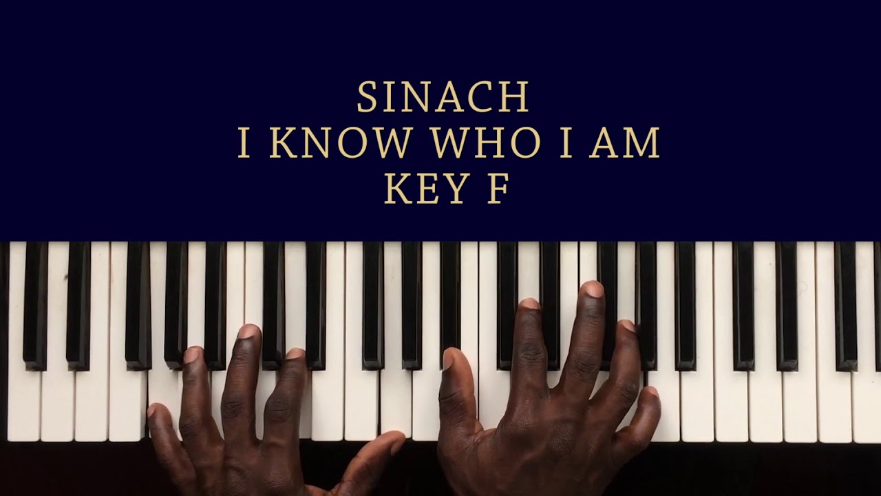 SINACH - Я знаю, кто я. Учебник по игре на фортепиано для начинающих