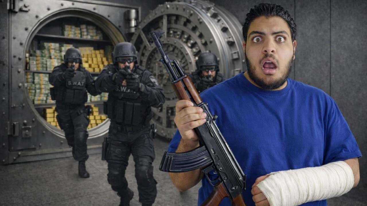 I ROBBED A Bank With ONE Arm!