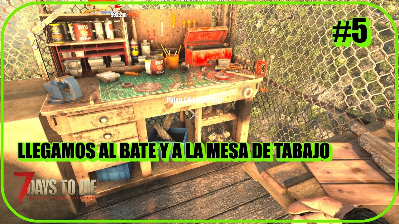 7 DAYS TO DIE 2.5 #5 MESA, BATE Y BICICLETA