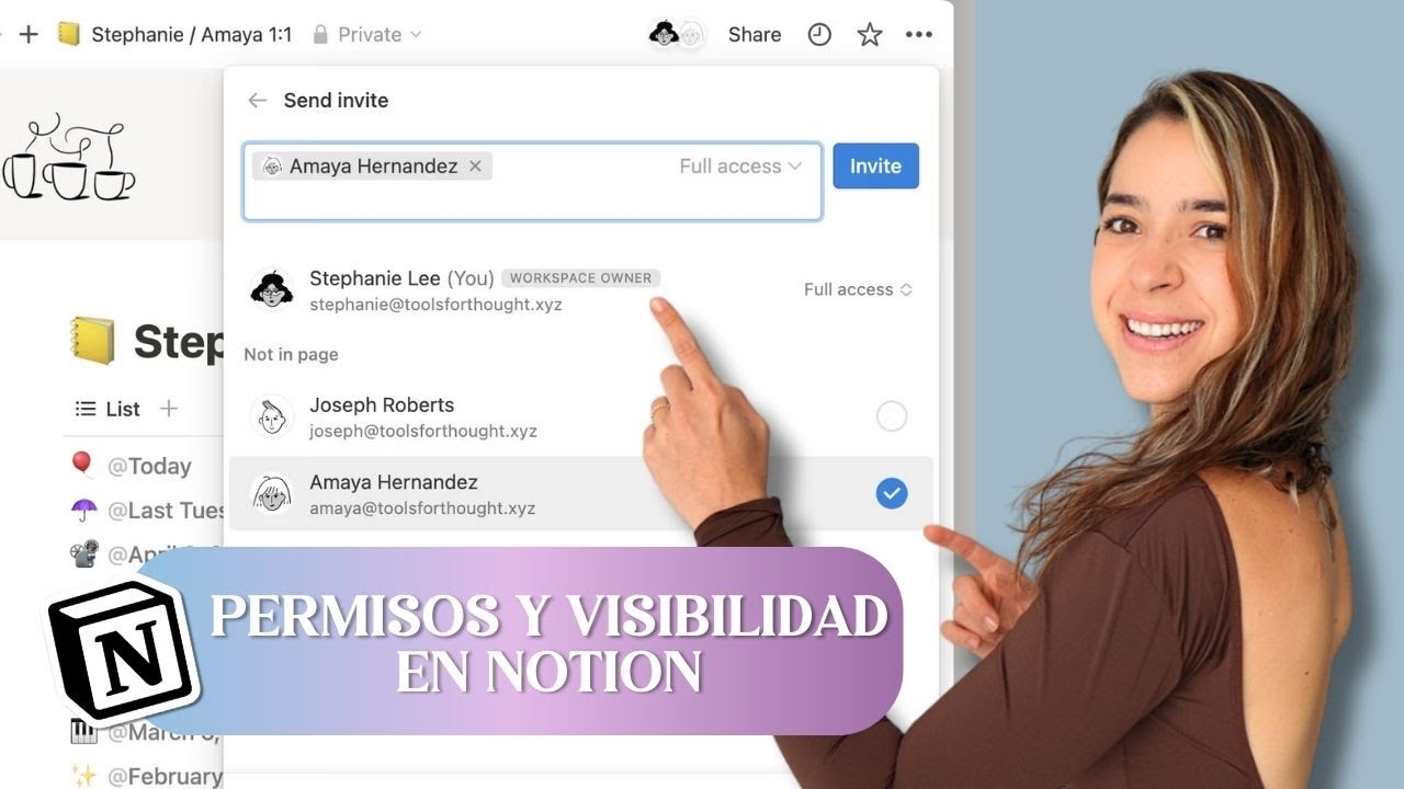 Cómo compartir correctamente en Notion (guía de permisos y buenas prácticas)