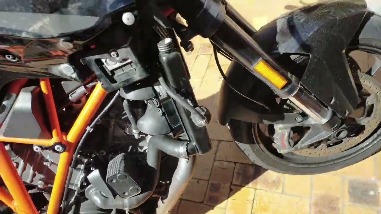 KTM 1290 Superduke radiator Refit