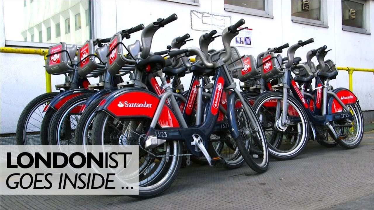 Inside The Cycle Hire Depot