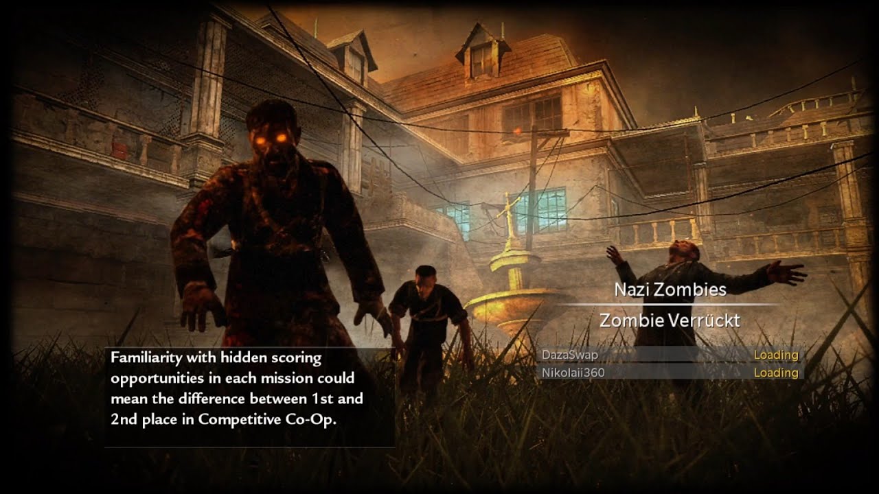 World at War Nazi Zombies with Randoms #128 | Zombie Verr&uuml;ckt Gameplay No Commentary!