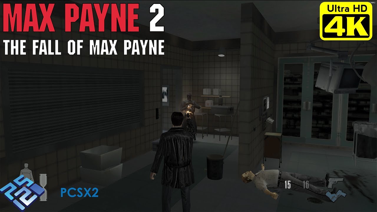 Max Payne 2 The Fall of Max Payne - PS2 Gameplay 4K (PCSX2)