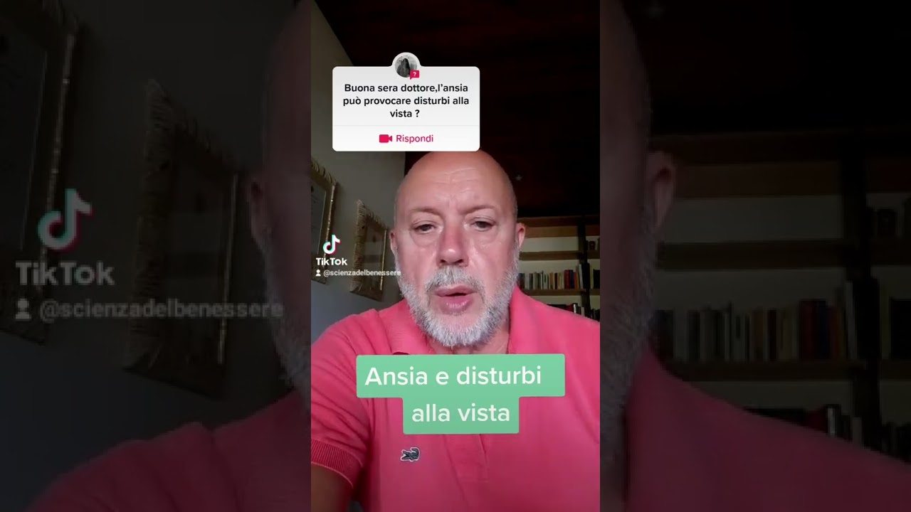 Ansia e disturbi alla vista