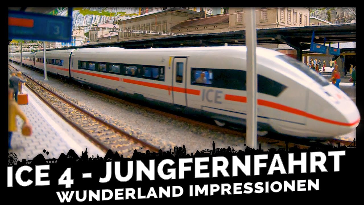 ICE 4 - Die schnellste JUNGFERNFAHRT durchs Wunderland!!! | Miniatur Wunderland
