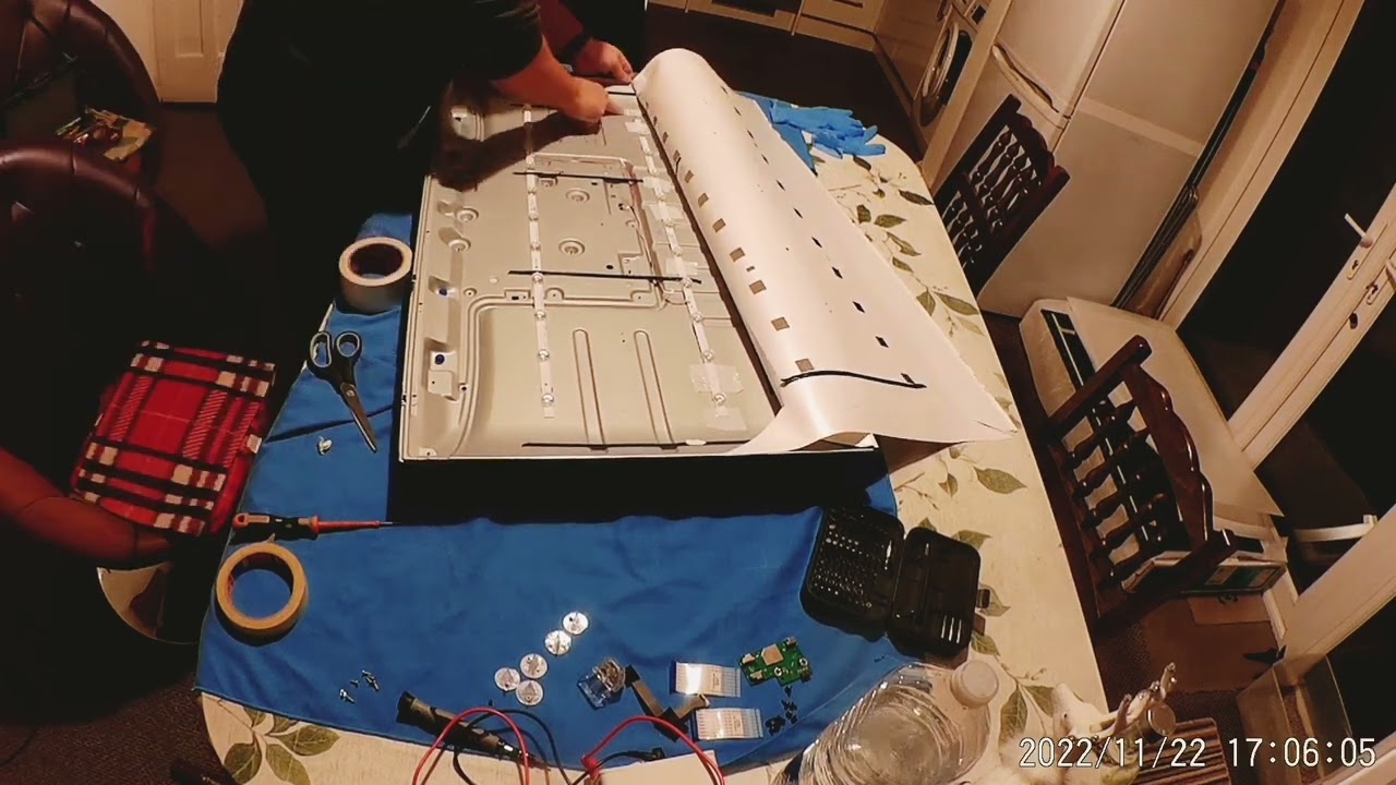 LED Backlights strip change for HISENSE 43A7100FTUK