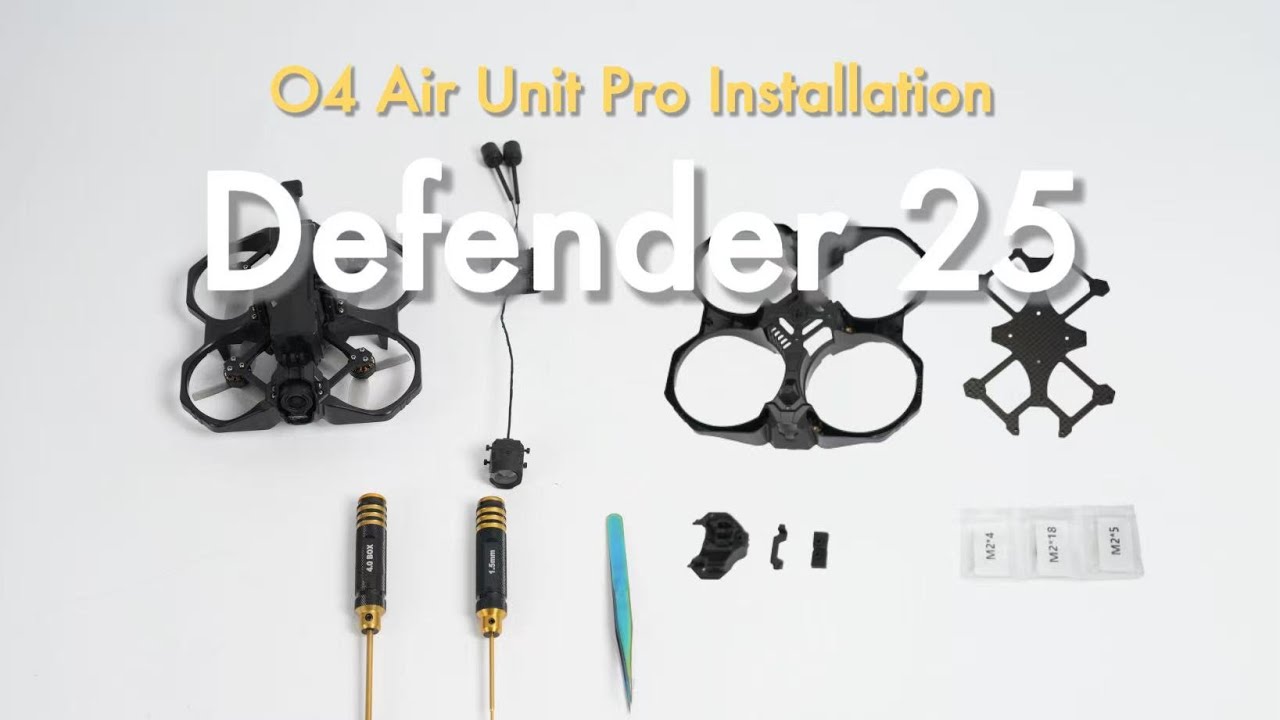 Defender 25 O3 | O4 Air Unit Pro Installation Tutorial