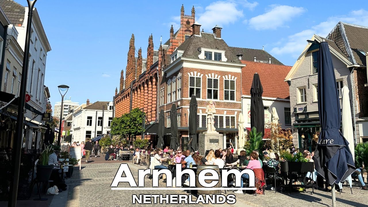 ARNHEM, NETHERLANDS | 4K Virtual Walking Tour Through the Green City