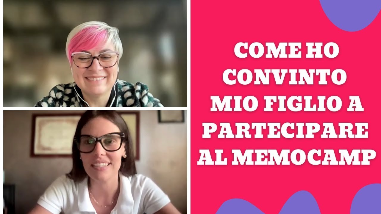 Mio figlio non voleva partecipare al MemoCamp®, ora collabora come MemoExpert  💥