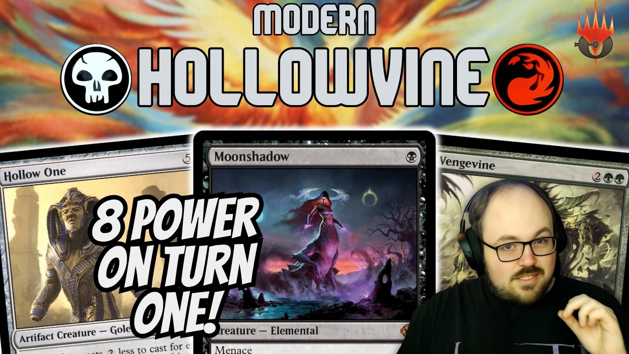 8 силы на ПЕРВОМ ХОДУ!! | Hollowvine | Геймплей MTG Modern